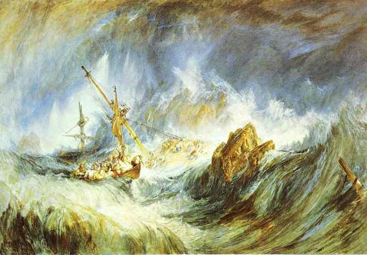 J.M.W. Turner Storm (Shipwreck) Germany oil painting art